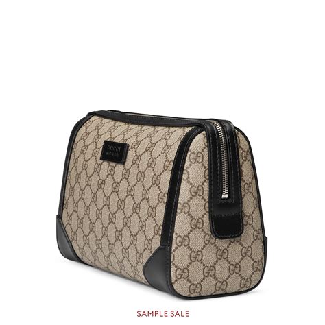 black gucci toiletry bag|gucci toiletry bag women.